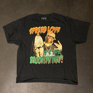Vintage Notorious B.I.G. Biggie Smalls Rap T Shirt Brooklyn Way XL